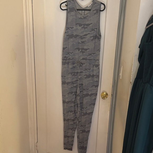 Gray Camouflage Jumpsuit - Picture 1 of 2